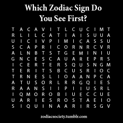 zodiacsociety:  The first word you see is your other-half’s