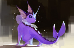 bluekomadori:shiny Vaporeon