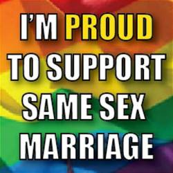 fullmarriageequality:  blueandpinkrainbow:  YES!!!  I support