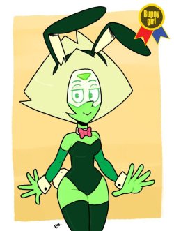 eyzmaster:Bunny Girl Jam 2017 09 Peridot by theEyZmaster  <3