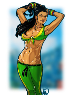 ganassaartwork:  Laura is the new entry of the Street Fighter