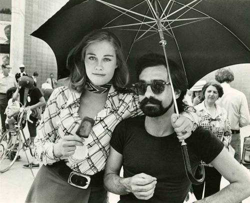 Cybill Shepherd and Martin Scorsese on set of Taxi Driverhttps://painted-face.com/