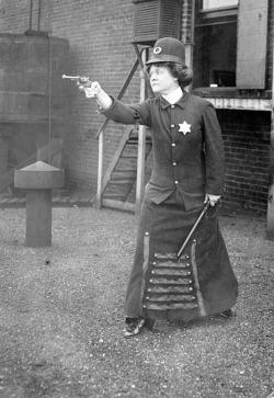 Concept of a Police woman, 1909.