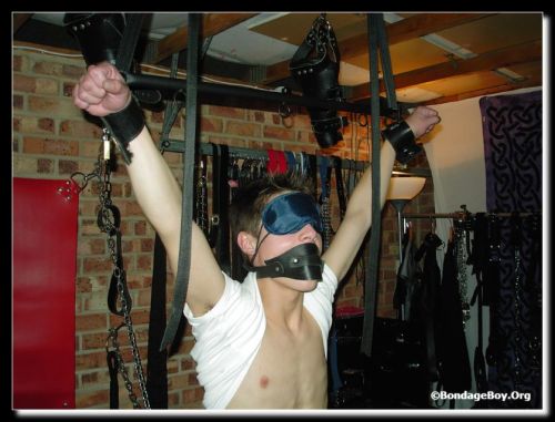 GALLERY: What would you do with a cute bondage twink? 