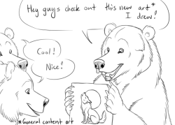 bearlyfunctioning:  Comic #40: I have no issue with NSFW art