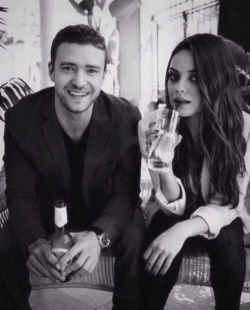 awesomeagu:  Justin Timberlake &amp; Mila Kunis