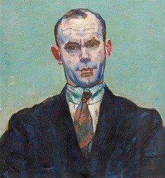 expressionism-art:  Portrait du chanteur Felix Loeffel, 1924,