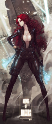 art-of-cg-girls:  Agents of N.O.X.U.S (Katarina blackwidow fanart)