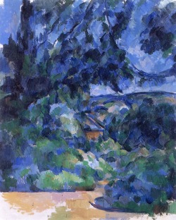 thusreluctant:  Blue Landscape by Paul Cézanne 