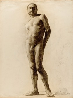 sculppp: Miguel Blay y Fàbregas  (1866 - 1936)  Male nude