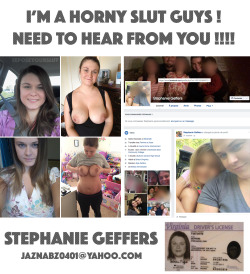 fb-girlsexposed:  ixposeyourwife:Stephanie Geffers  Stephanie