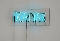 lafilleblanc:  Eric WesleyXanax, 2013Neon and mirror 