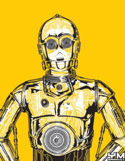 tiefighters:  C-3PO Anatomy  Created by Yves José Malgorn