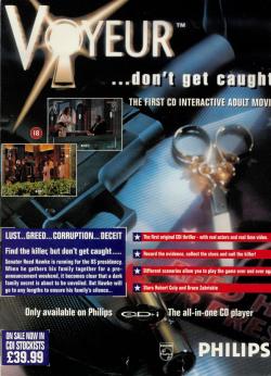 vgprintads:  ‘Voyeur’ [CD-i] [UK] [MAGAZINE] [1993] CDi Magazine,