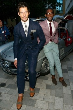 lookpicturefashion:  Picture of the Week: David Gandy and Tinie