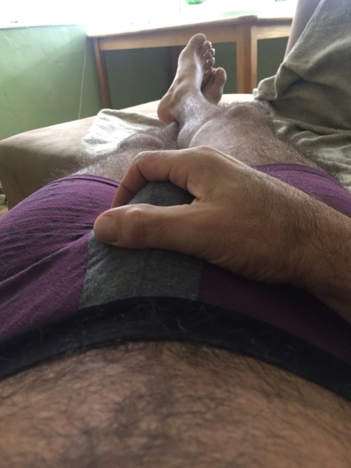 How much cum in that big bulge? ðŸ˜http://imrockhard4u.tumblr.com