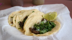 everybody-loves-to-eat:  Carne Asada Steak Tacos  La Peña Mexican