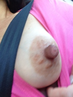 greatnips69:  GreatNips69 whipped one out on her way to work
