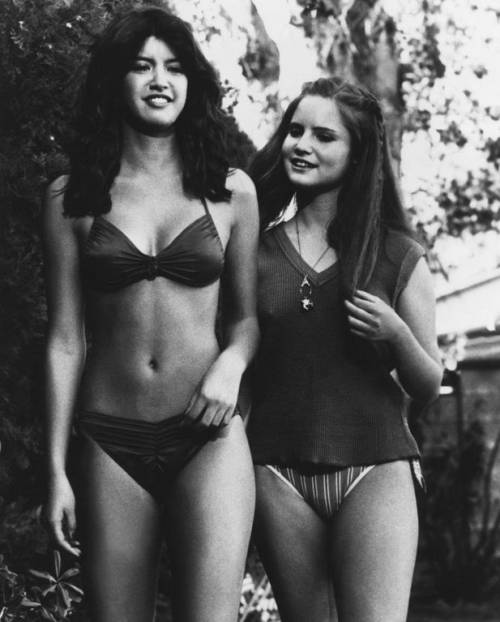 Phoebe Cates and Jennifer Jason Leigh, 1980. Nudes & Noises