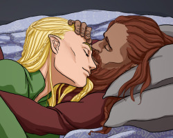 welcometolotr:  [Commission - Legolas & Gimli] (commissions