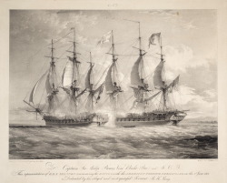 adventures-of-the-blackgang:  HMS Shannon, Commencing the Battle