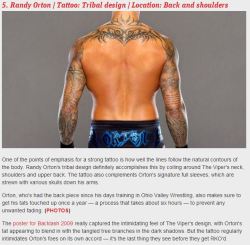 gtswithabullhammer:  The 20 Coolest Tattoos in WWE History.