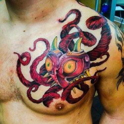 fuckyeahtattoos:  Majora’s Mask Tattoo by Will Ralston Oddity