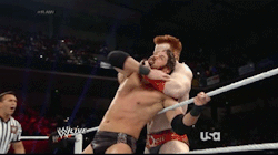 Seems like Wade enjoys wrestling around with Sheamus