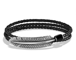 justthatfashionguy:  This David Yurman: Feather Banded Bracelet