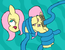 30minchallenge:Oh dear, Fluttershy is certainly in a predicament