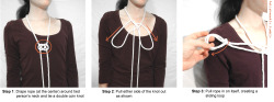 fetishweekly:  This week’s tutorial: The Side-arm Harness Here’s