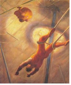 John Steuart Curry:  The Flying Codonas (1932) 