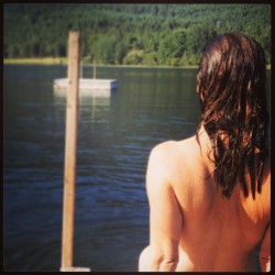 naturalswimmingspirit:  #secretlake #skinnydipping