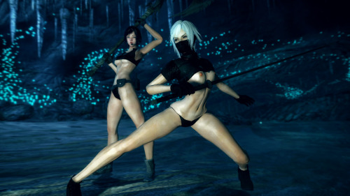 Danteâ€™s angels.Well, technically theyâ€™re from Vindictus, to me they are Danteâ€™s angels…(white haired is wielding Yamato, and redhead is wielding Arbiter)