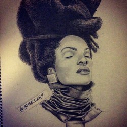 mishali:  #Art #Sketch #Drawing #Illustration  #Afro #AfroPunk