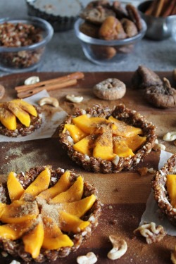 superveggie:  Coconut Mango Tarts Coconut mango tarts with figs,