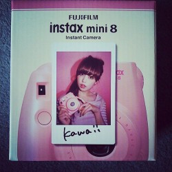 Treated myself to this baby! #instax #fujifilm #instaxmini8 #camera