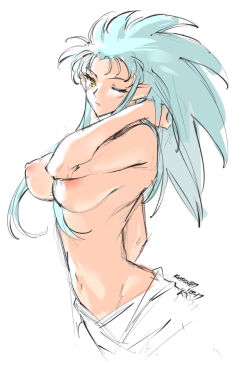 kenshin187lewds: Ryoko sketches from the other day. <3 u <3