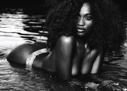 crystal-black-babes:  Khosi M - Nude Black Gorgeous Woman  -