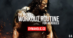gymaaholic:  BRAND NEW ARTICLE! Dwayne The Rock Johnson’s Workout