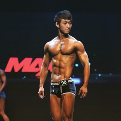 chinesemale:  2014 Muscle Mania Fitness Korea Sports Model contest