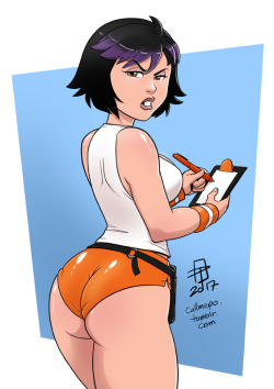 ninsegado91: callmepo:  Gogo gets a part-time job to cover her