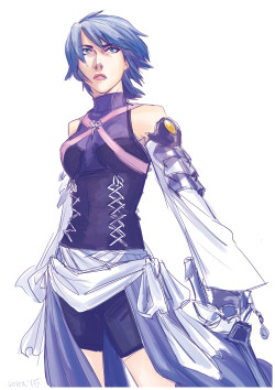 sottapop:  Sketch of Aqua while listening to Terra’s theme.