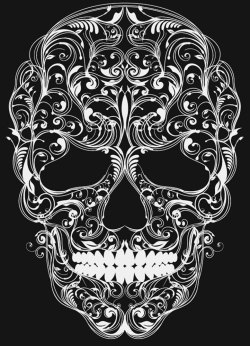 golgothan:  Skull ornament by Patrick Seymour.