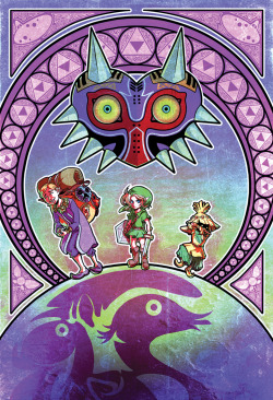 xibxib:Majora’s Mask fanart!  Spent way too long on this,