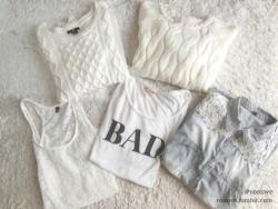 heycuddleme:  Get these sweaters and shirts and more here.P.s-