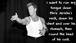 wrestlingssexconfessions:  I want to run my tongue down Chris