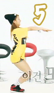 mspinkchu:  When Bomi had to make the shape of the numbers using