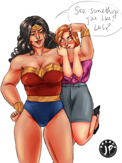 amanda-jp:  Old drawing, new watermark. Move over, Supes, for