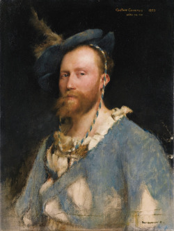 Pascal Adolphe Jean Dagnan-Bouveret, Portrait of Gustave Courtois,